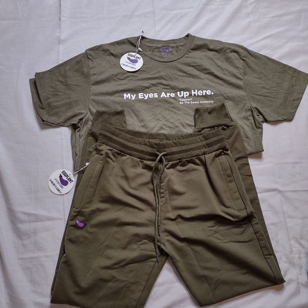 Olive Eggplant NWT Jumpsuit Set 🍆 (#91)